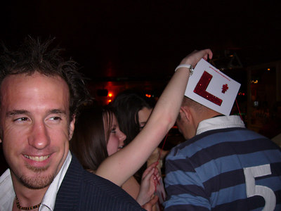 James and his L plates