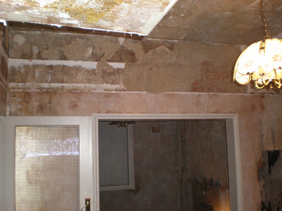 Dining room stripped